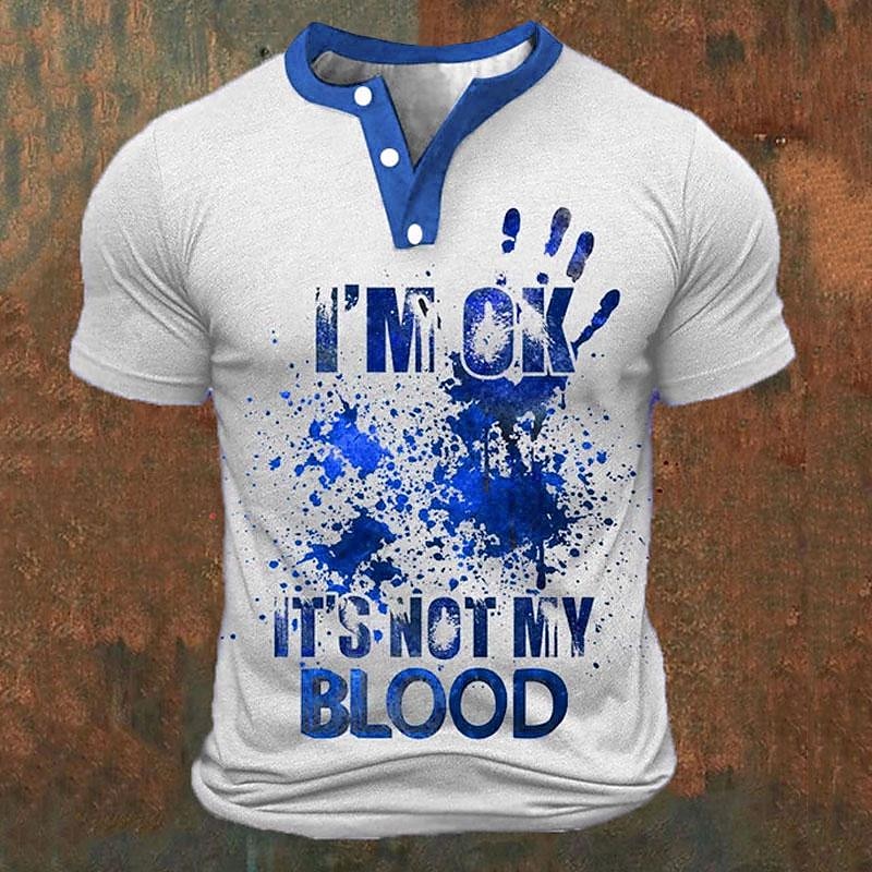 Funny 3D Letter Print Men's He - Men'S Fashion Clothing ulasan dan harga