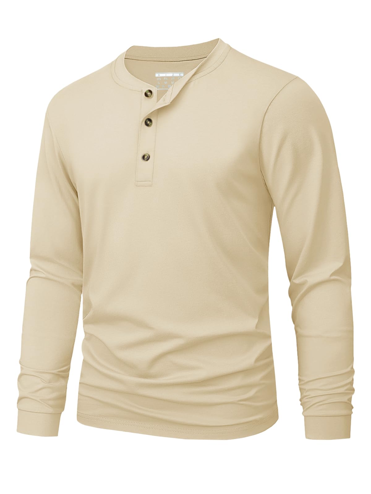 Men's Henley T-Shirt Simple So - Men'S Fashion Clothing ulasan dan harga