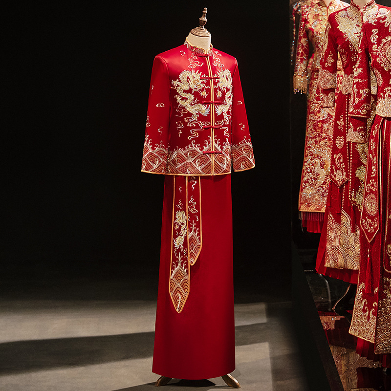 Chinese Style Men Marriage Set - Mens Fashion Mexico ulasan dan harga