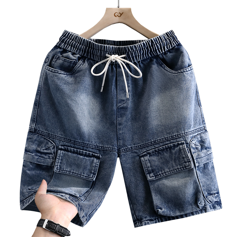 Men's Cargo Shorts New Summer  - Men Fashion Jeans ulasan dan harga
