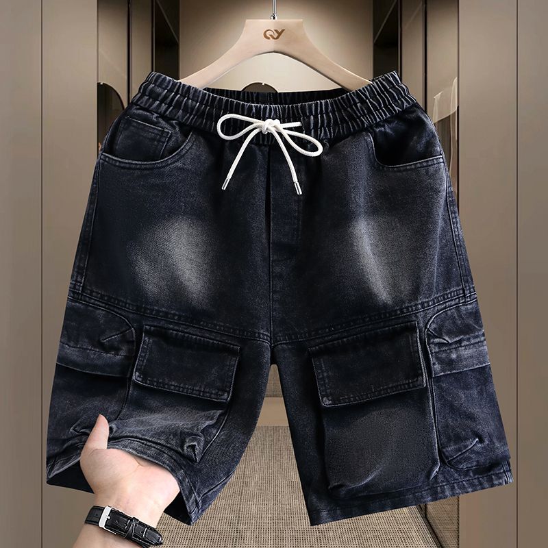 Men's Cargo Shorts New Summer  - Men Fashion Jeans ulasan dan harga