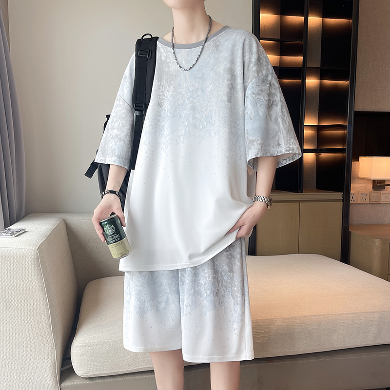 【Top 5-Point Pants】Men's T-Shi - Men'S Fashion Loose Pants ulasan dan harga
